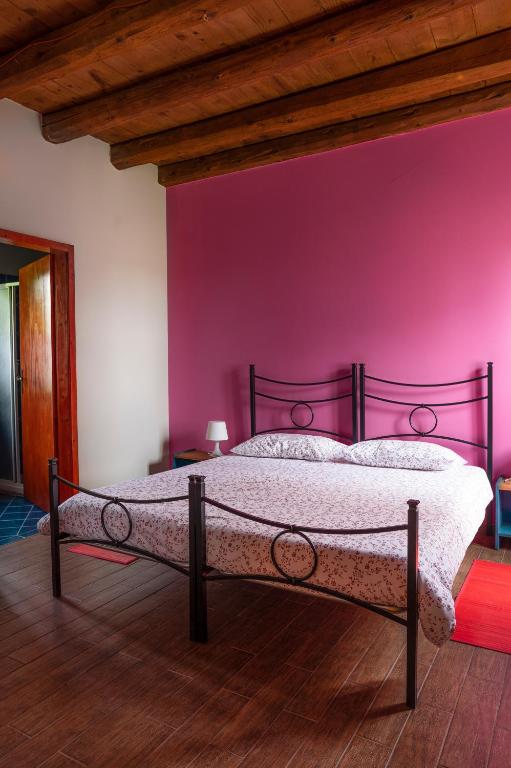Posteľ alebo postele v izbe v ubytovaní B&B Al Vecchio Confine