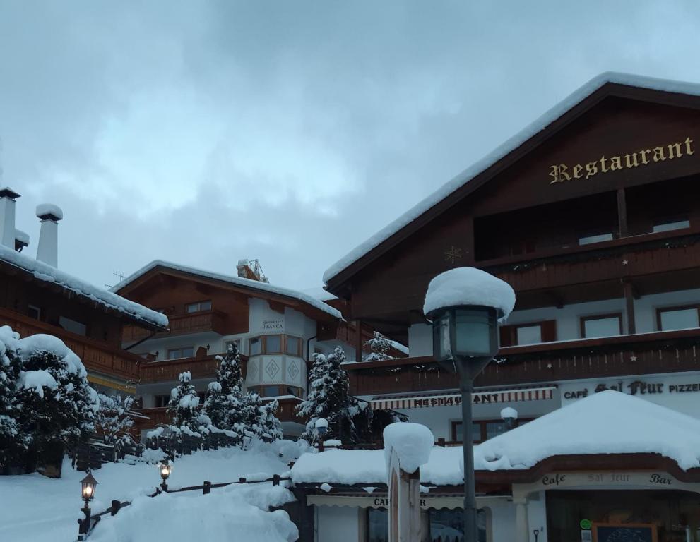 Garni Franca b&b v zimě