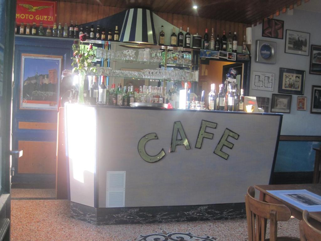 Lounge nebo bar v ubytování Auberge Magnette