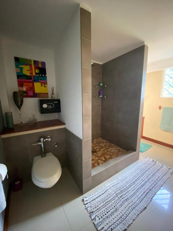 Koupelna v ubytování Studio Pilon De Pavones