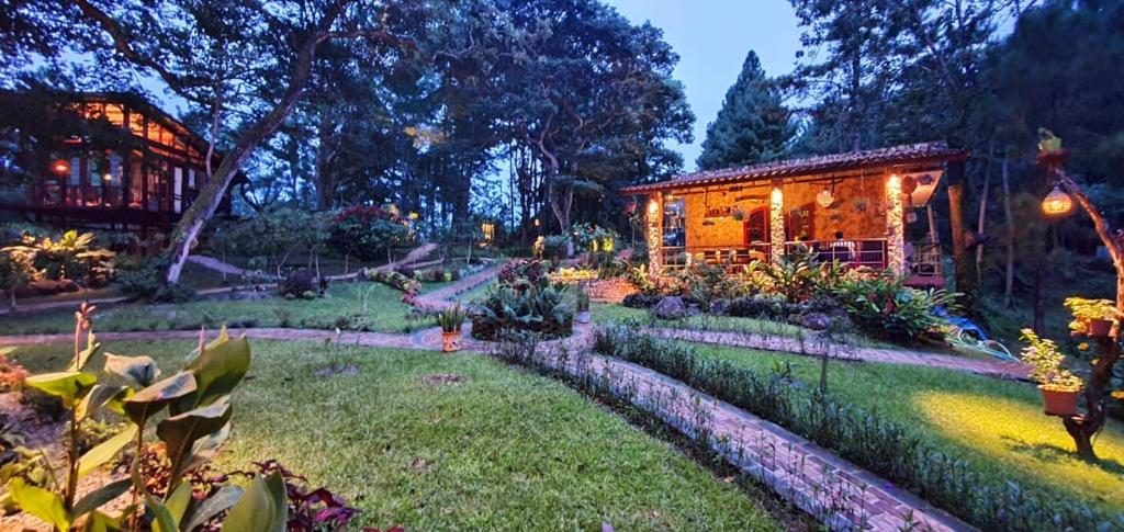 Zahrada ubytování VillaHermosa B&B