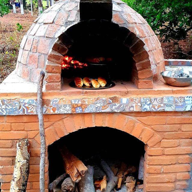 Gril dostupný pro hosty v bed and breakfast