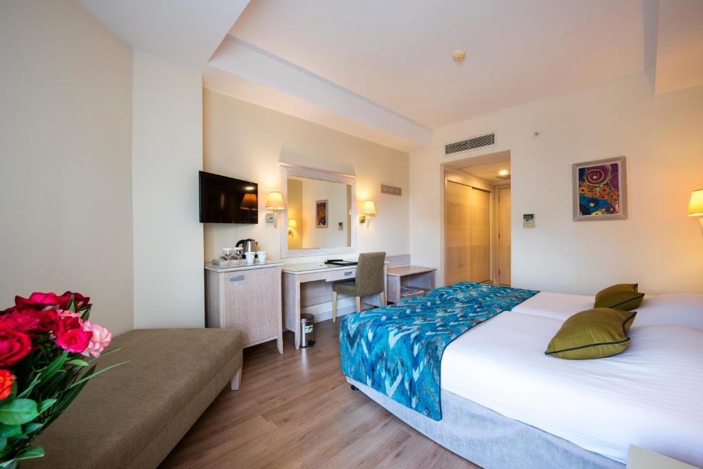 Postel nebo postele na pokoji v ubytování Side Star Park Hotel - All Inclusive