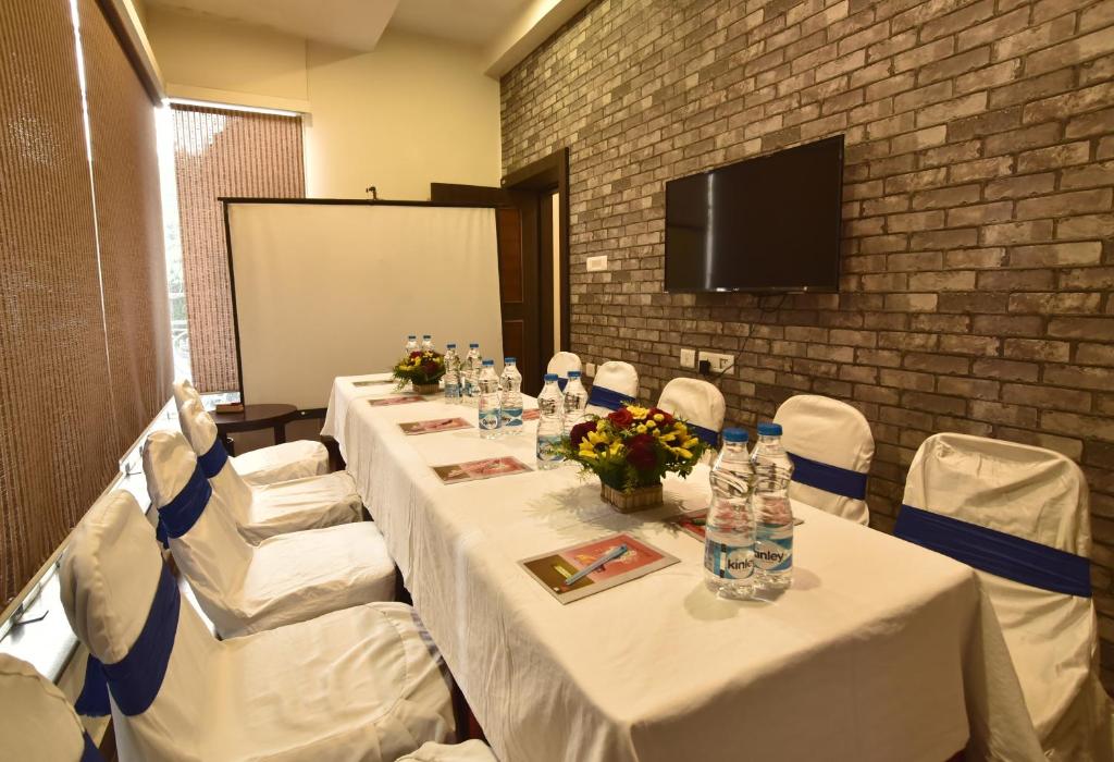 TV a/nebo společenská místnost v ubytování Casa Broadway-A Boutique Hotel