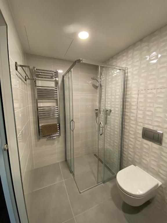 Łazienka w obiekcie Apartment David O2 Arena Prague