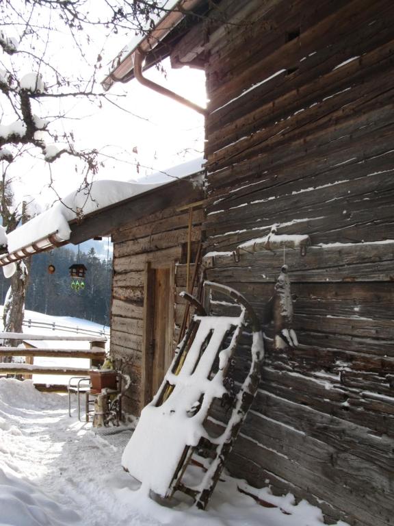 Bio-Bauernhof Einberghof durante l'inverno