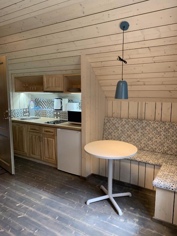 Kuchyň nebo kuchyňský kout v ubytování Peipsi Homestay