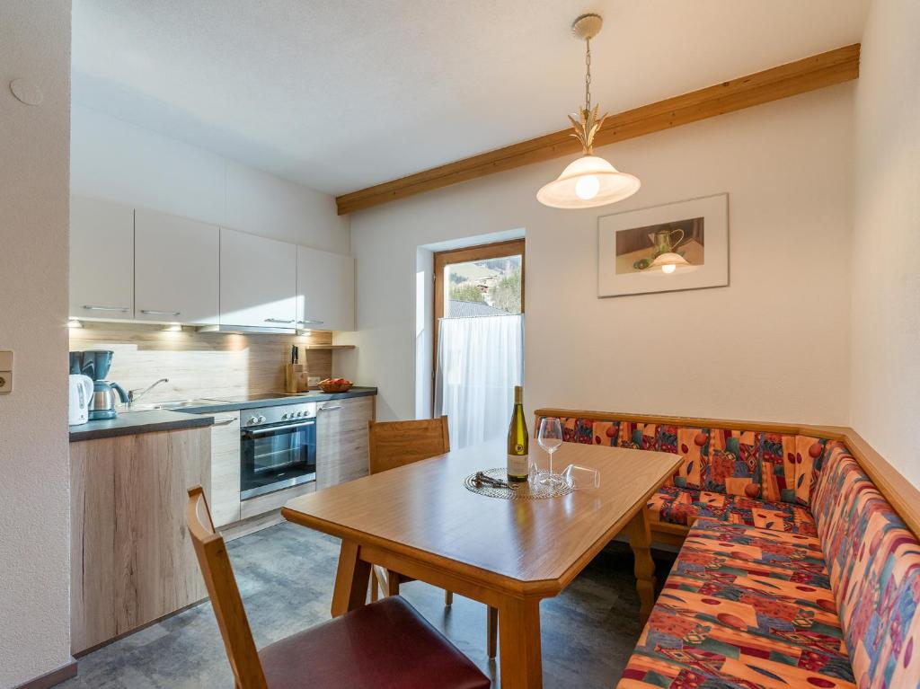 Kuchyň nebo kuchyňský kout v ubytování Appartementhaus Talwinkel