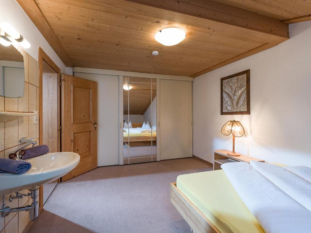 Postel nebo postele na pokoji v ubytování Appartementhaus Talwinkel