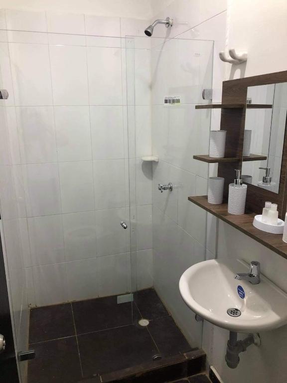 Koupelna v ubytování CIC Apartamento amoblado Mirador del Sinú