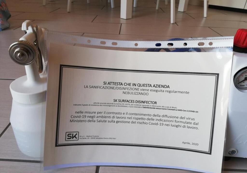 Certifikát, ocenenie alebo iný dokument vystavený v ubytovaní Casetta Costabile