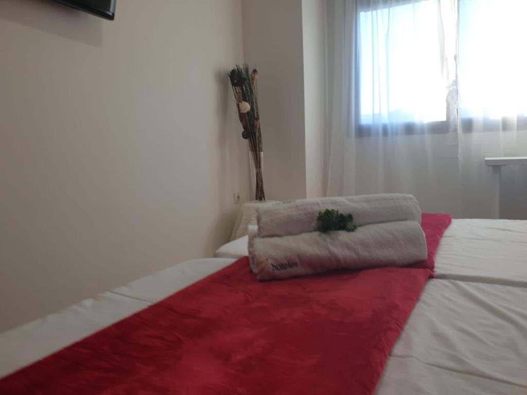 Postel nebo postele na pokoji v ubytování Hotel M5 Valencia Aeropuerto