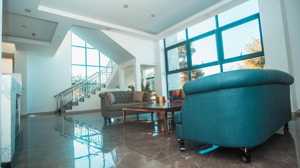 Posezení v ubytování Asmara Hotel
