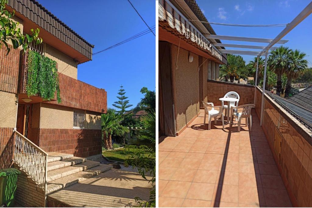 Balkón nebo terasa v ubytování Villa Chalet Benidorm