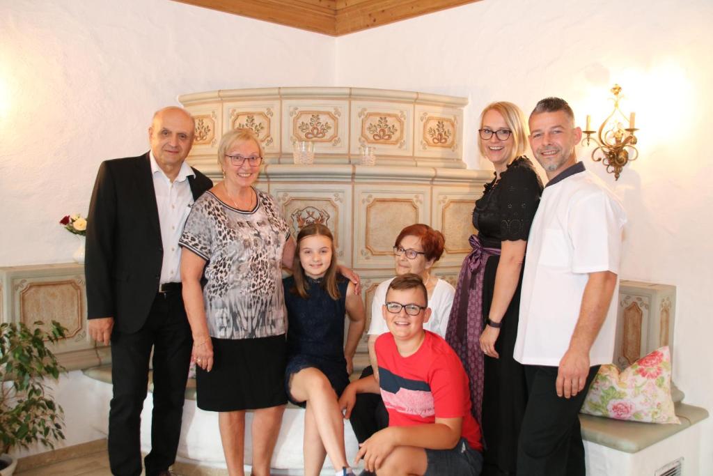 Rodina v ubytování Hotel-Restaurant Hirsch