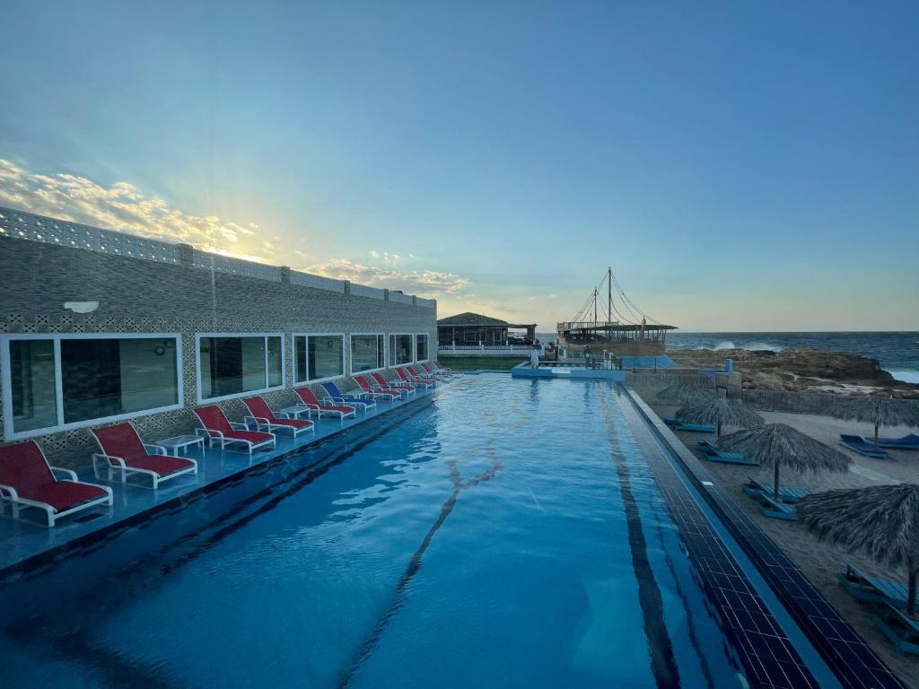 La alberca dentro o cerca de Turtle Beach Resort