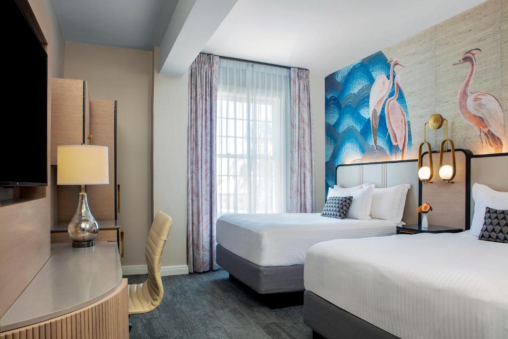 Cama ou camas em um quarto em The Don CeSar