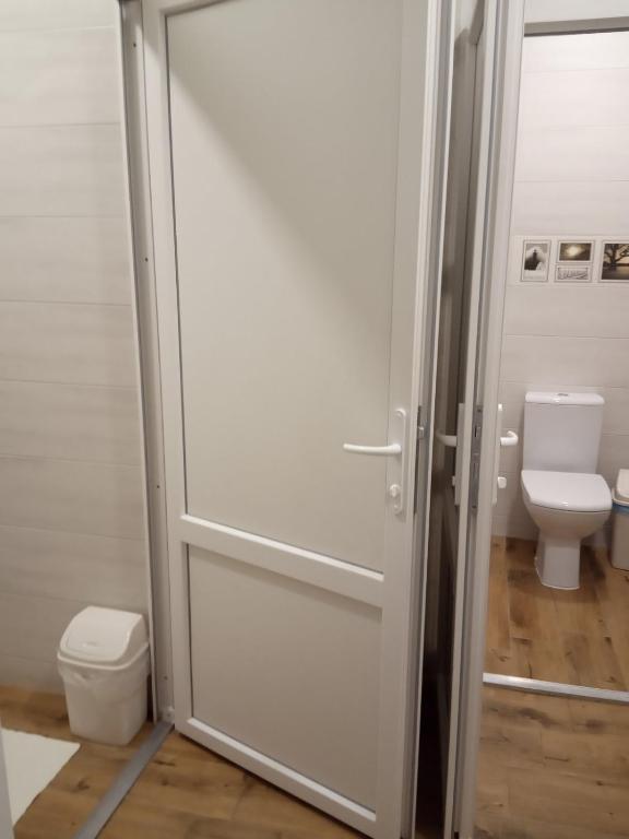 Koupelna v ubytování Hotel Bonus