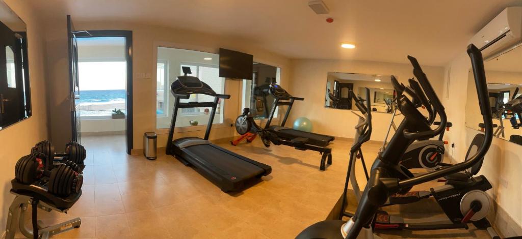 Gimnasio o equipo deportivo en Turtle Beach Resort