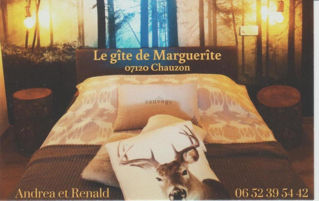 Postel nebo postele na pokoji v ubytování Le gîte de Marguerite