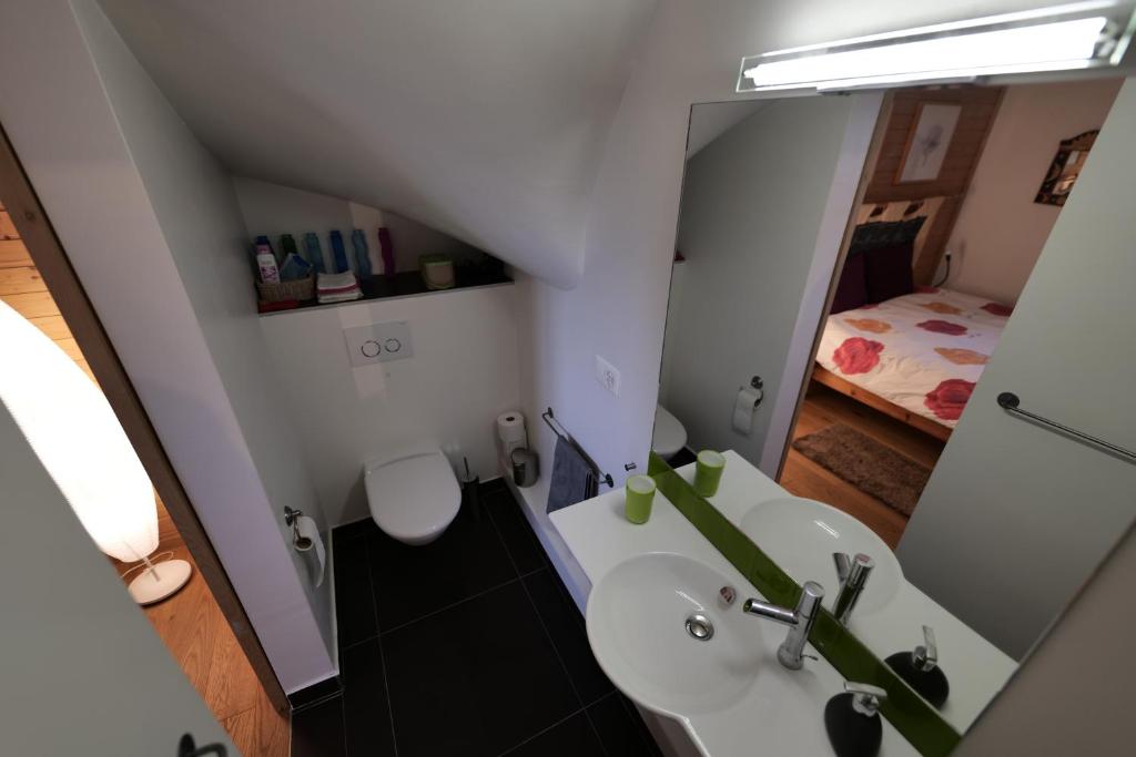 Postel nebo postele na pokoji v ubytování Libellules
