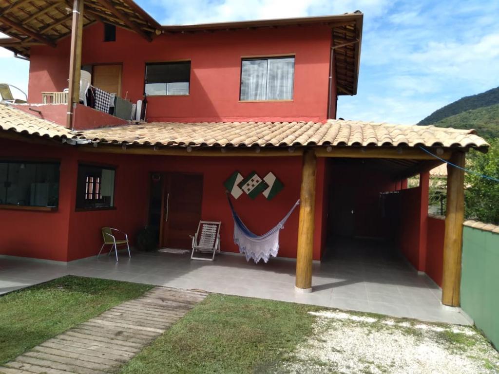  Casa Praia. Linda varanda para um cochilo na rede