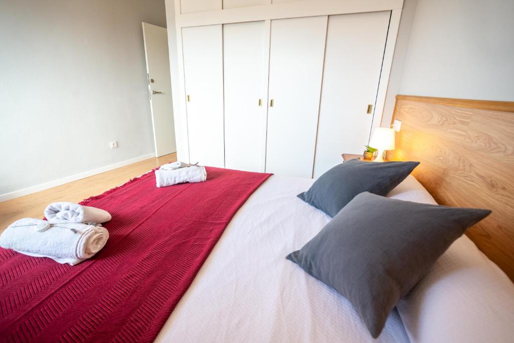 Postel nebo postele na pokoji v ubytování Apartamento Rural New Folch
