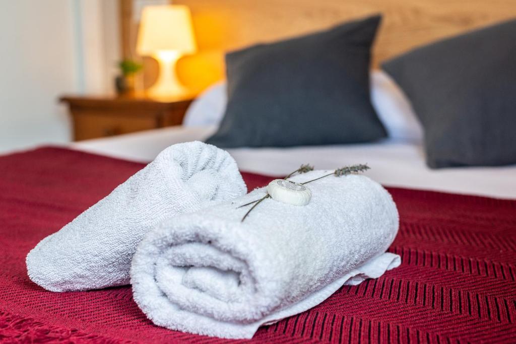 Postel nebo postele na pokoji v ubytování Apartamento Rural New Folch