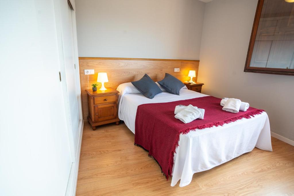 Postel nebo postele na pokoji v ubytování Apartamento Rural New Folch