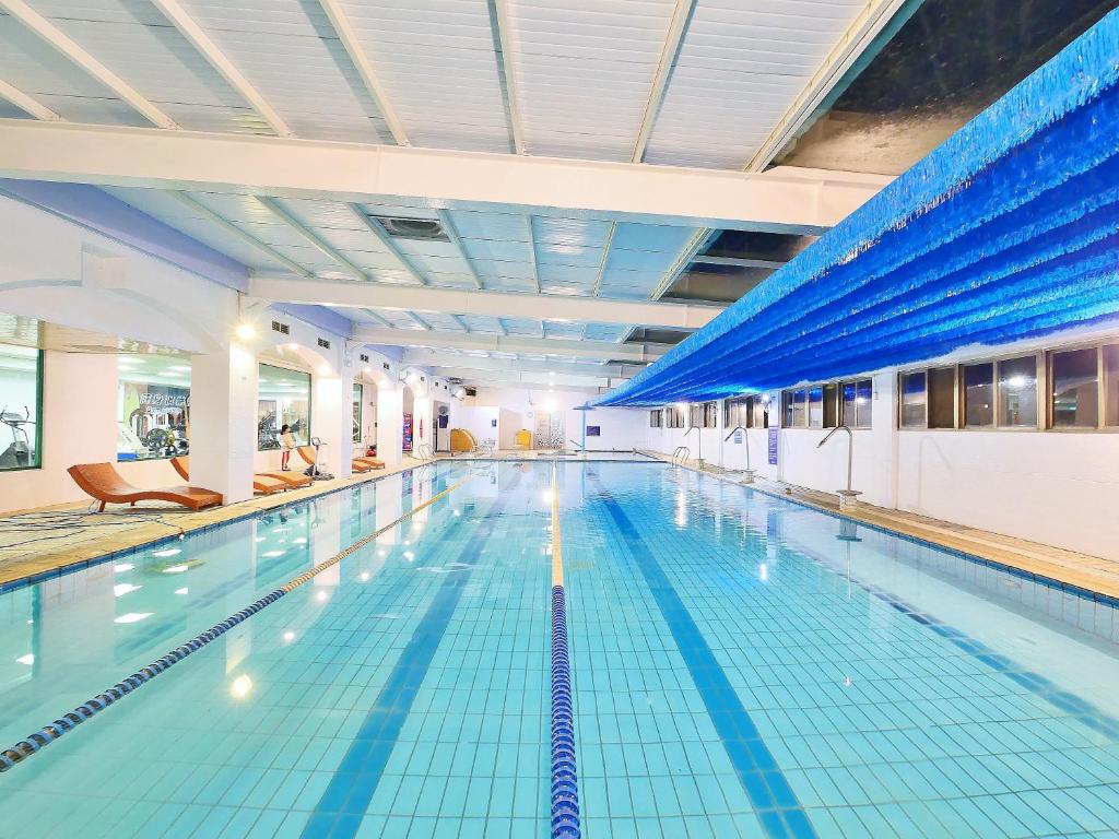 Bazén v ubytování Uni-Resort Mawutu nebo v jeho okolí