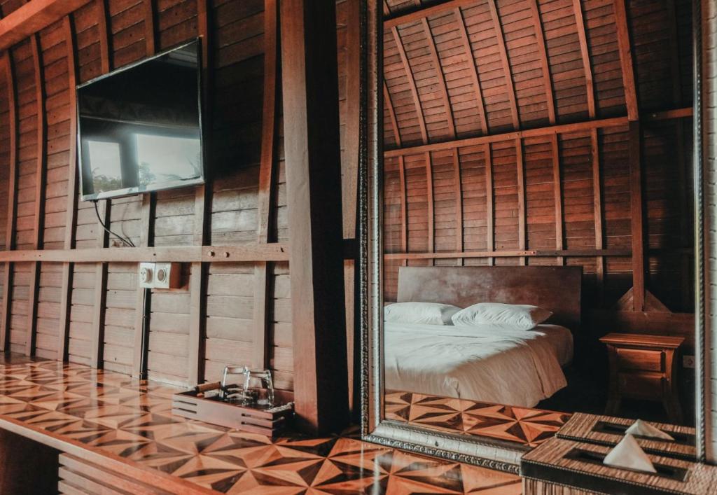 Koupelna v ubytování Sekar Arum Riverside Resort in Canggu