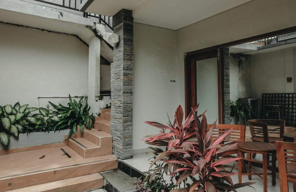 Balkón nebo terasa v ubytování Sekar Arum Riverside Resort in Canggu
