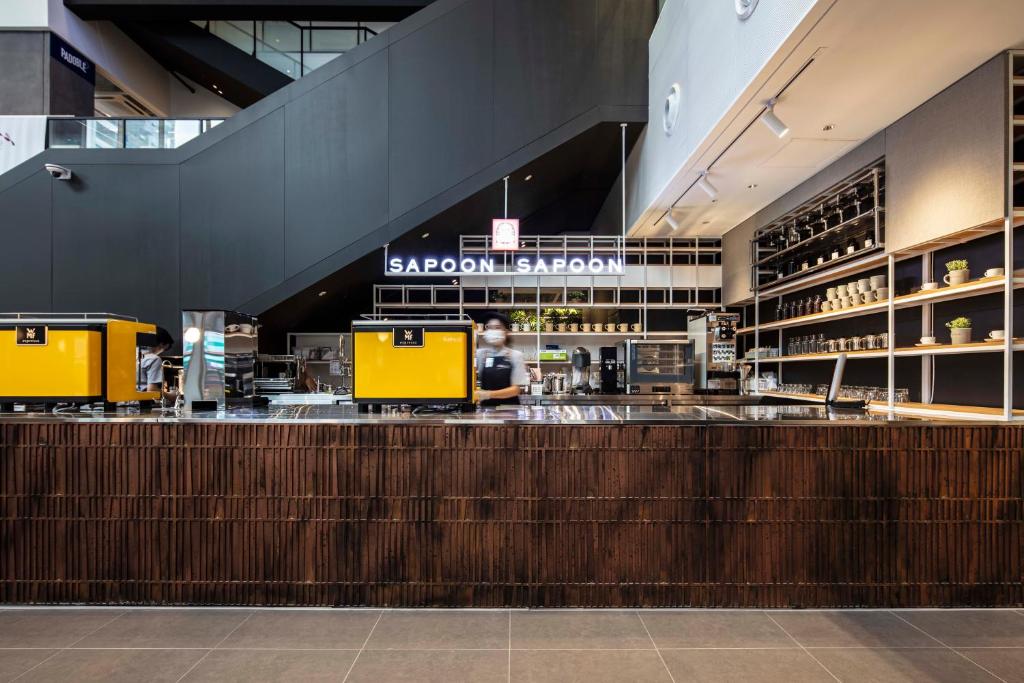 Lounge nebo bar v ubytování Sangsang Stay Busan