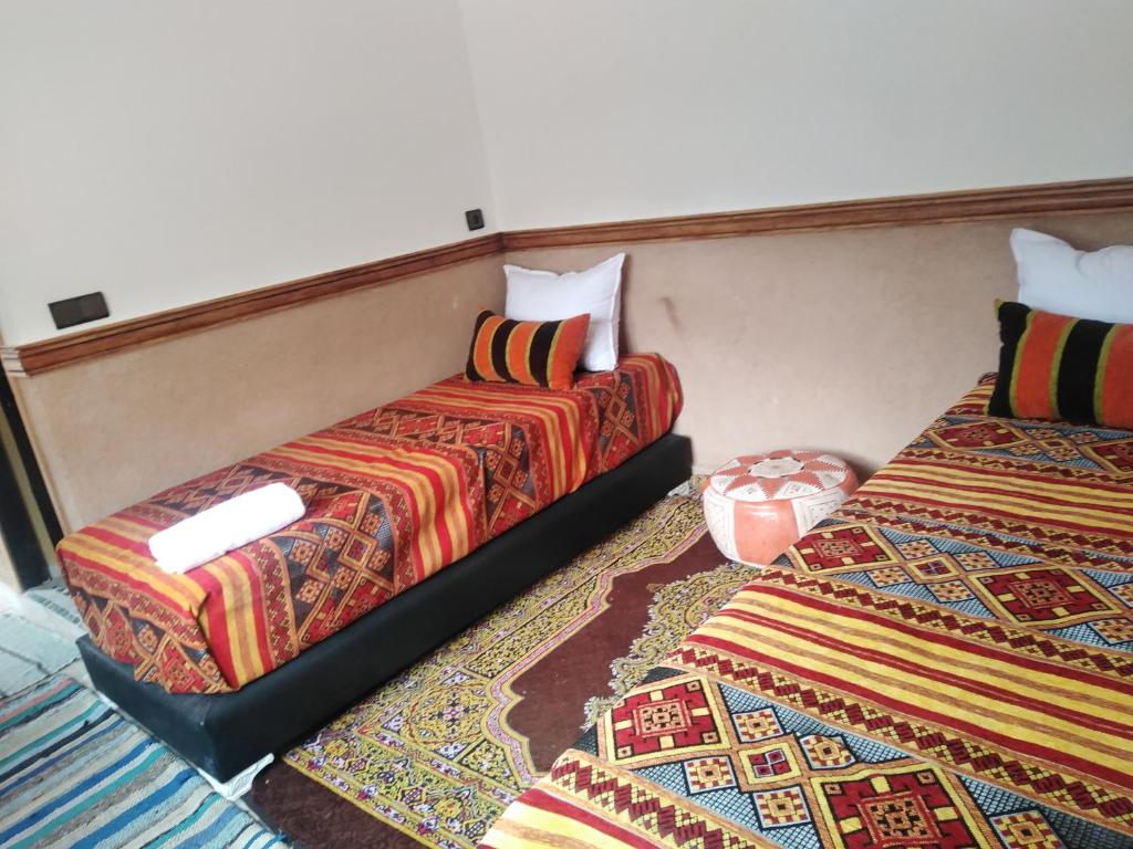 Postel nebo postele na pokoji v ubytování Riad Bab Imlil