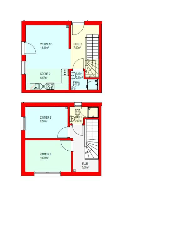 Appartements Bergliebe - Two-Bedroom Apartment