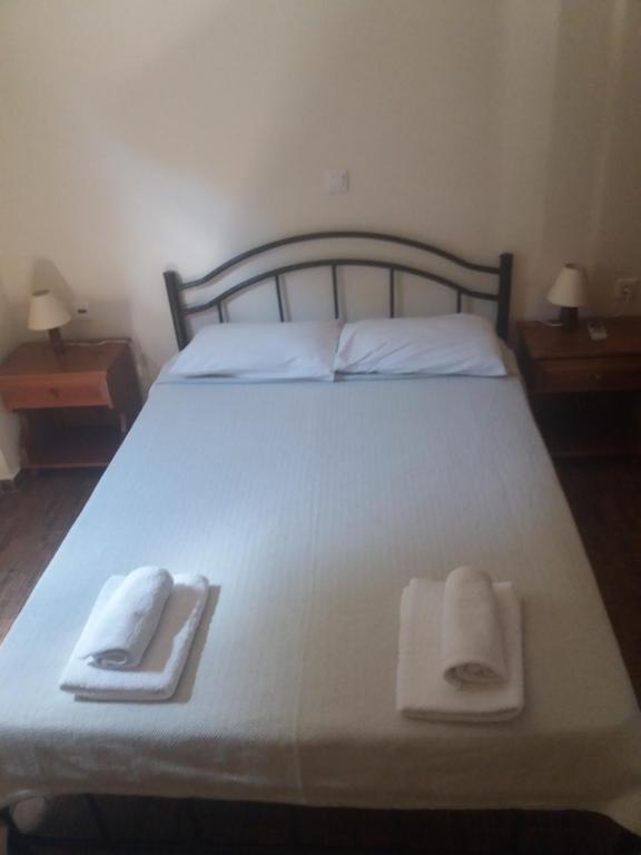 Postel nebo postele na pokoji v ubytování Metochi Villas