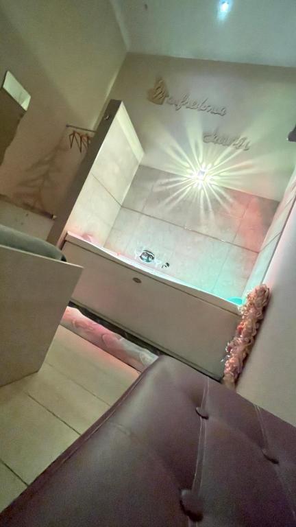 Posezení v ubytování ManfredoniaJacuzzi