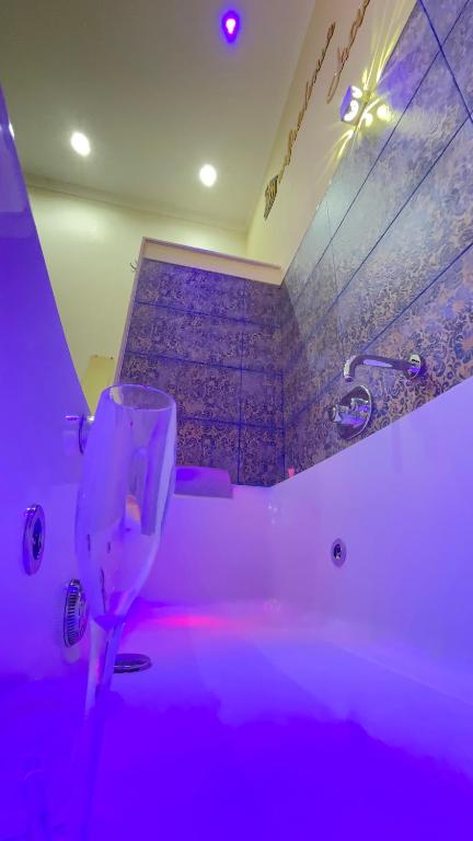 Koupelna v ubytování ManfredoniaJacuzzi
