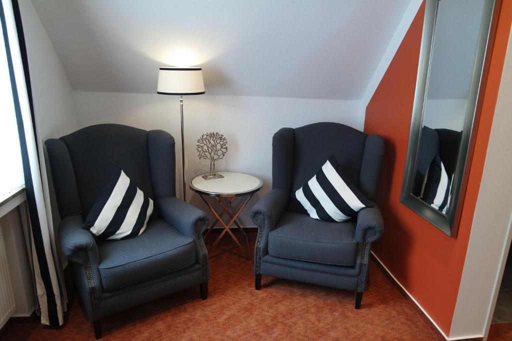 Posezení v ubytování Gästehaus Schmidt
