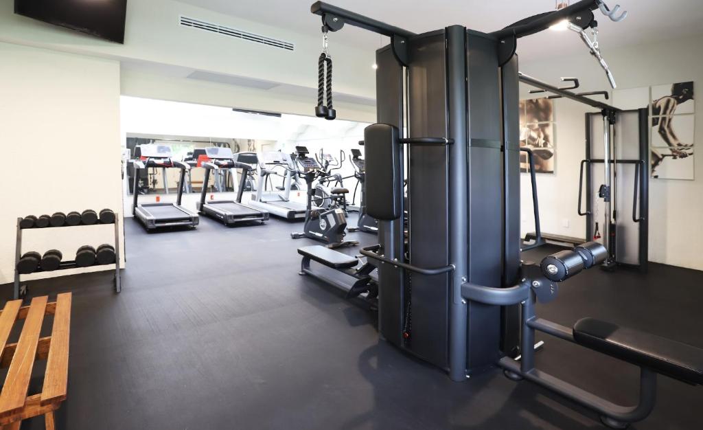 Fitness centrum a/nebo fitness zařízení v ubytování Adhara Hacienda Cancun