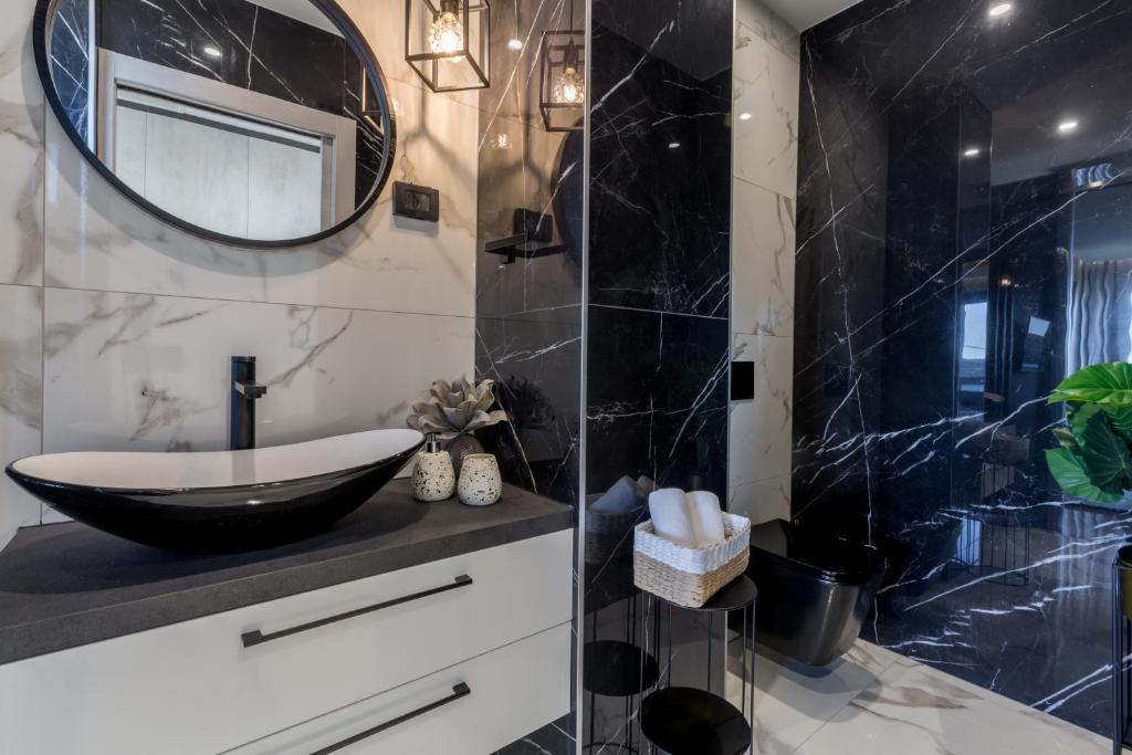 Ein Badezimmer in der Unterkunft Villa Vie