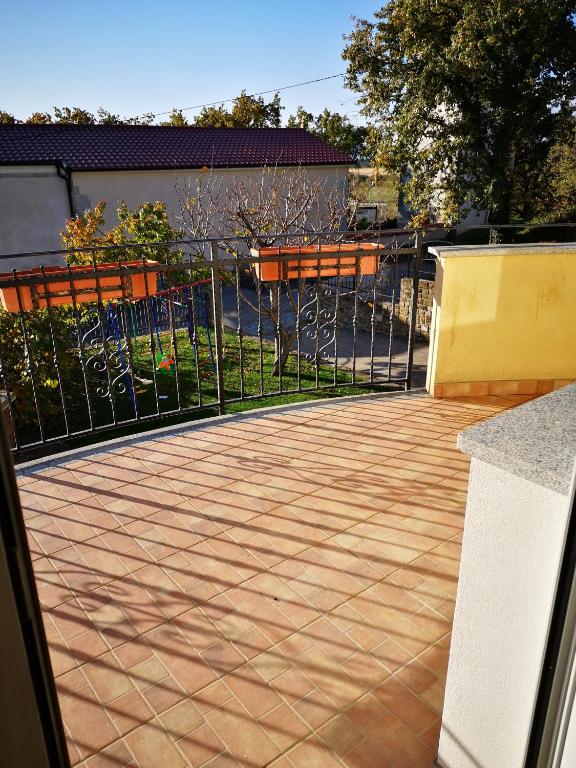 Balkón nebo terasa v ubytování Apartma Apollonio