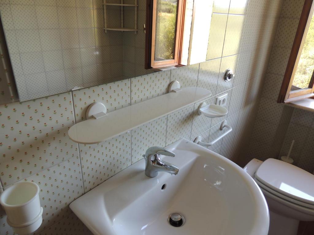 Koupelna v ubytování Casa Sabbatini