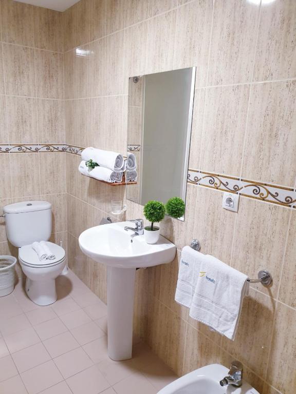Koupelna v ubytování Hotel M5 Valencia Aeropuerto