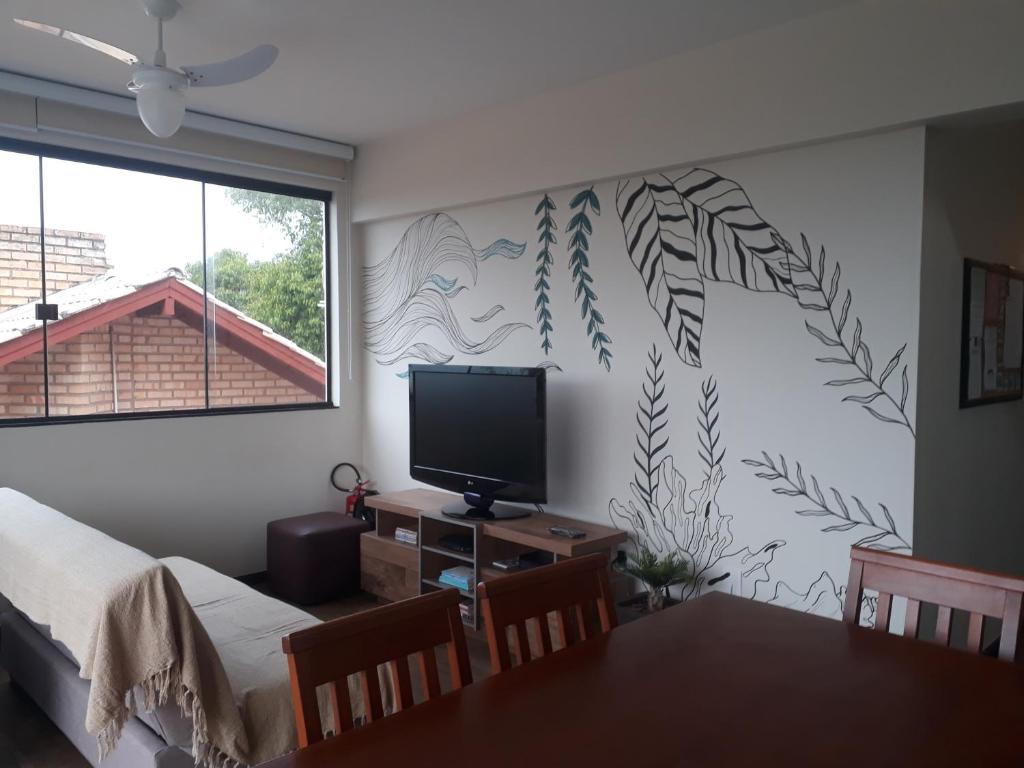  Casa Santinho - Vista para praia com churrasqueira