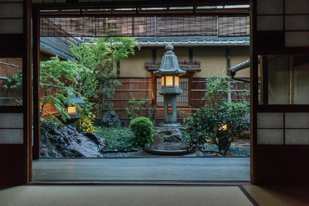 Zahrada ubytování Toshiharu Ryokan