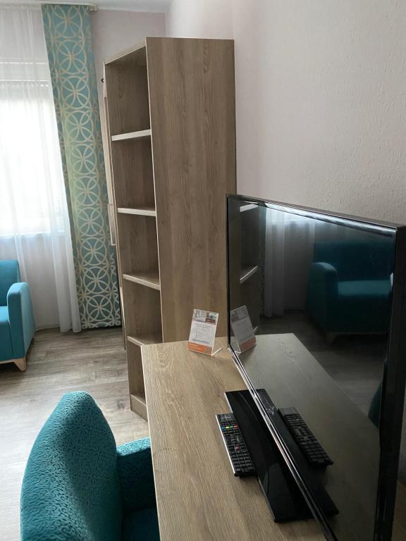 Posezení v ubytování Forsthaus am Möhnesee