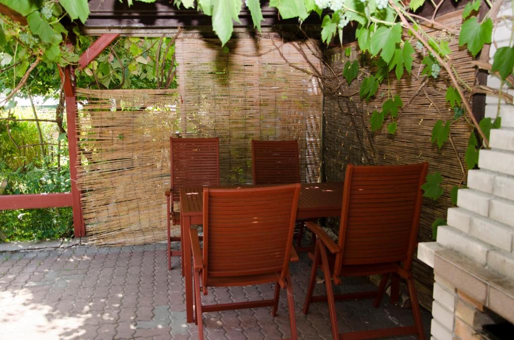 Patio nebo venkovní prostory v ubytování Apartmány Rossini