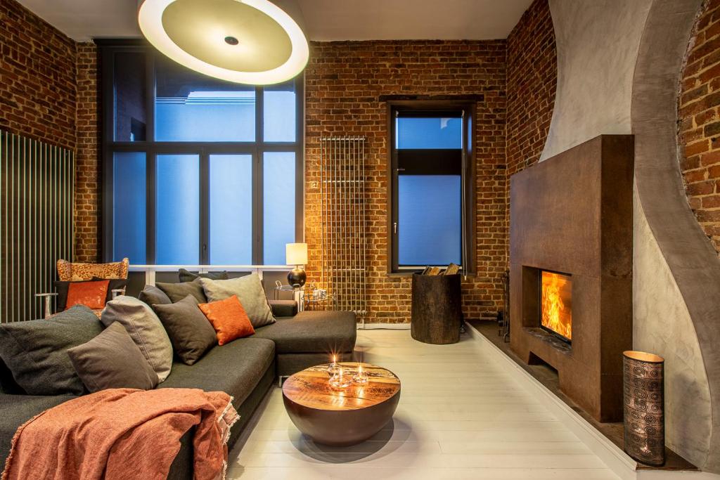 Posezení v ubytování Maison Noppius - Love Hotel