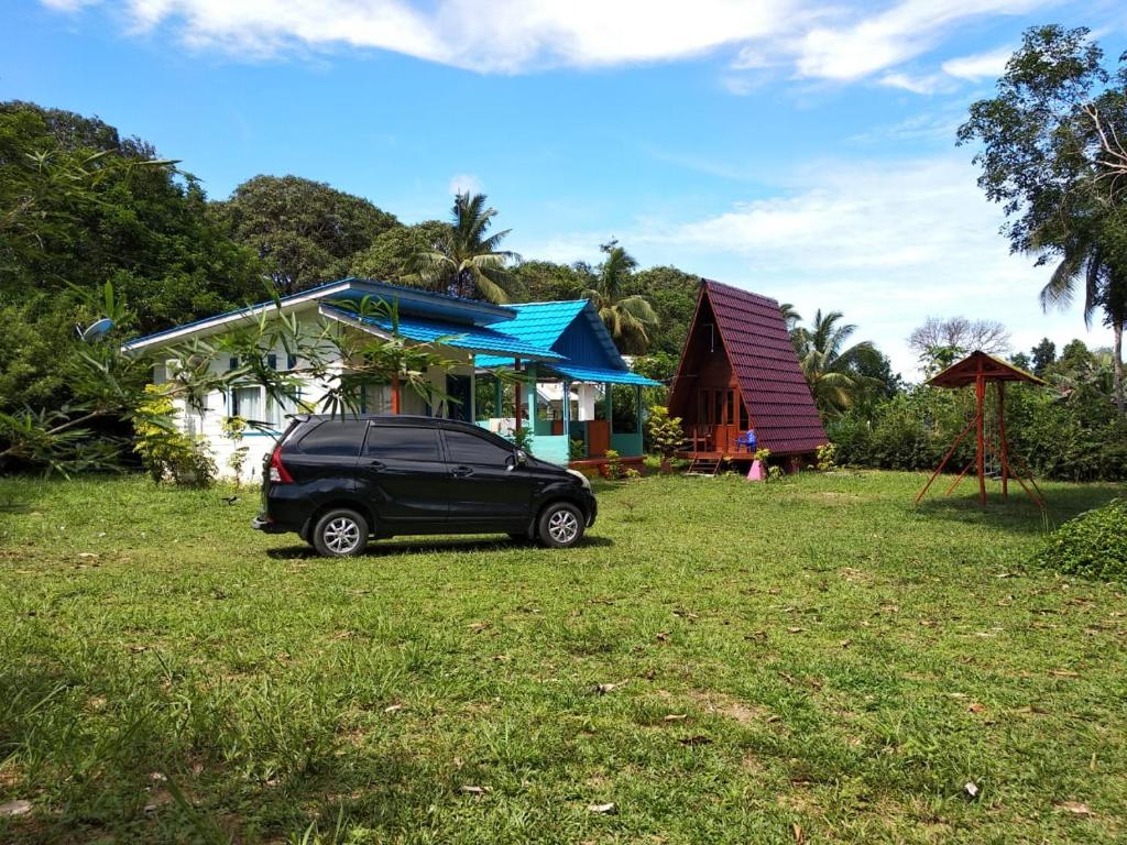 Zahrada ubytování Tanjong Tinggi Cottage